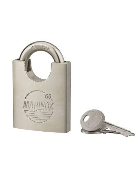 Lacat de exterior, cu cheie, MARINOX, 60 mm, THIRARD - 1