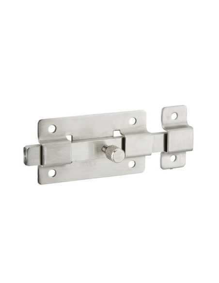 Zavor usa mobilier, aplicat, 75 mm, bolt plat, inox, THIRARD - 1