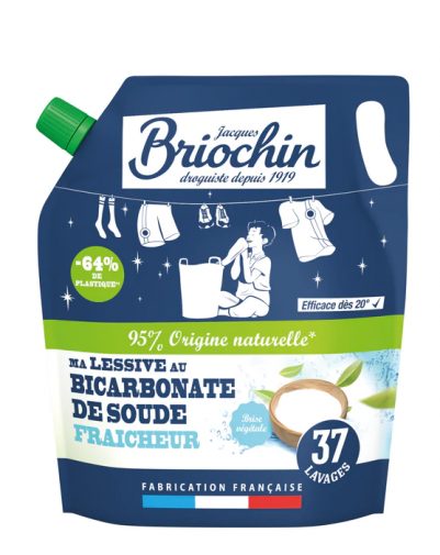 Rezerva Detergent rufe cu bicarbonat de sodiu 1.7 L, BRIOCHIN - 1