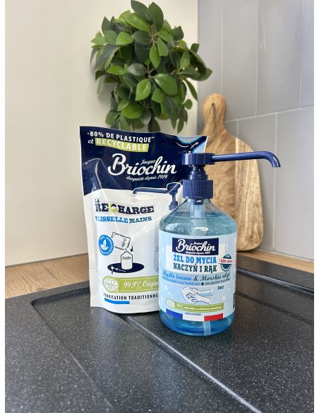 Detergent pentru maini si vase, seminte de in 500ml, BRIOCHIN - 2