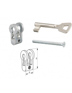 Adaptor pentru broasca incastrata cu cheie - 1