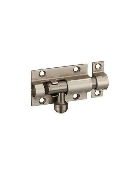 Zavor usa mobilier, aplicat, 50 mm, bolt rotund 10 mm, nichel satinat, THIRARD - 1