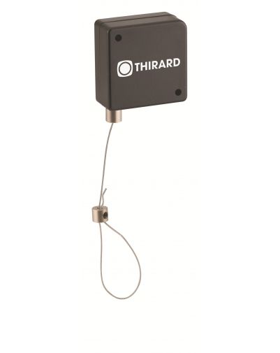 Cutie pentru chei, cablu cu infasurare 0,90 m, cu adeziv - 1