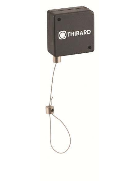 Cutie pentru chei, cablu cu infasurare 0,90 m, cu adeziv - 1