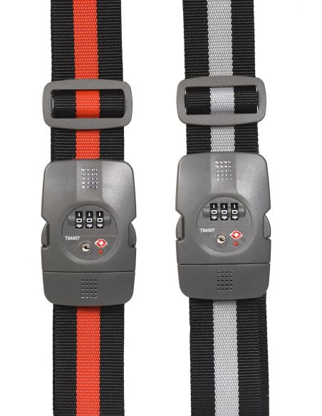 Chinga din poliester. Combinatie cu 3 inele. TSA. 104 cm - 1