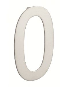 Cifra 0 de insurubat, inox, H.100mm - 1