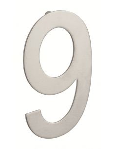 Cifra 9 de insurubat, inox, H.100mm - 1