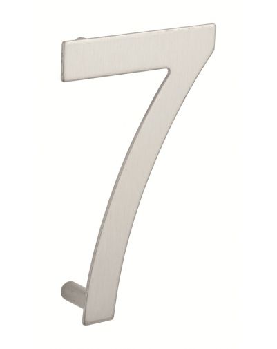 Cifra 7 de insurubat, inox, H.100mm - 1