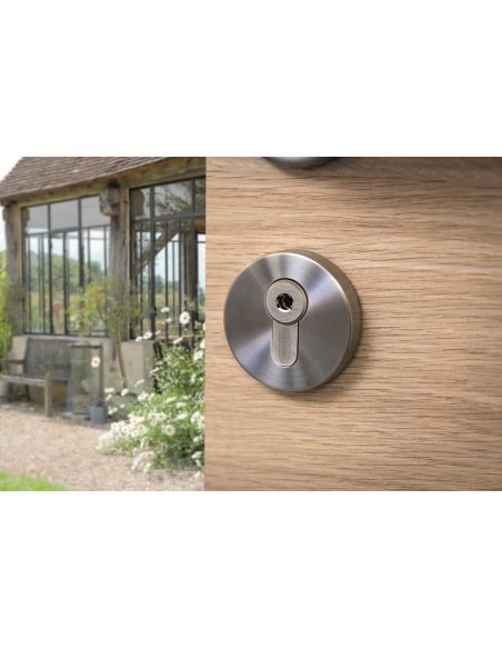 Cilindru usa cu dubla intrare Cobra 2+, 33Bx33mm, nichelat, anti-efractie, anti-intepare, anti-ruptura, 4 chei - 3