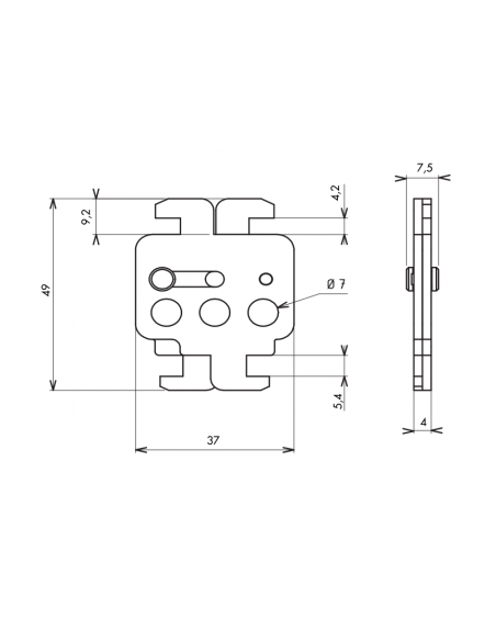 Comutator cu blocare dubla si 3 orificii - 2