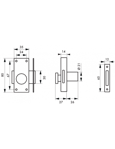 Inchizator de siguranta Plaisance inox - 2