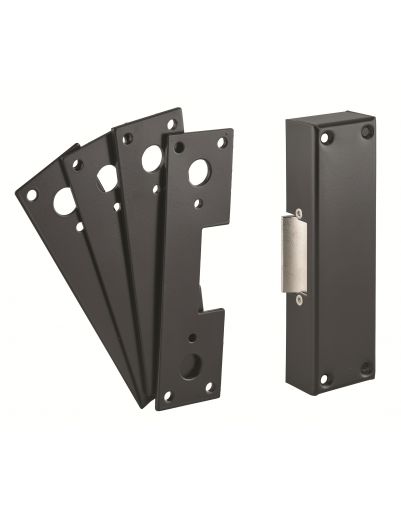 Inchizatoare electrica cu eliberare pentru incuietoare antipanica, reversibila, 12V, negru - 1