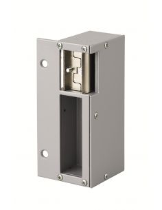 Incuietoare electrica pentru broasca verticala aplicata, reversibila, 12V, compatibila pentru exterior, gri - 1