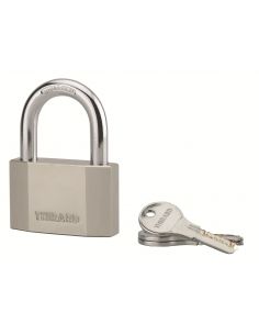 Lacat cu cheie Octo, otel, pentru santier, bolt din otel, 70mm, 3 chei - 1