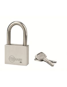 Lacat de exterior cu cheie INOX, inox, arc inox, 60mm, 2 chei - 1