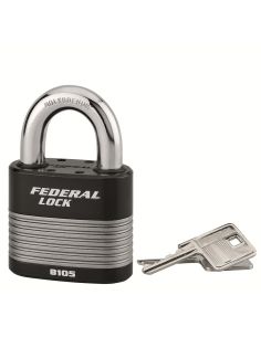 Lacat cu cheie Federal Lock Protector, exterior, otel, dublu incuietoare, 70mm, 2 chei - THIRARD - 1