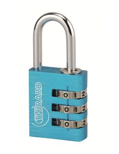 Lacat cu cifru Maximum, 30 mm, albastru - 1