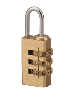 Lacat cu cifru 158, pentru bagaje, 15 mm, 3 cifre - 1