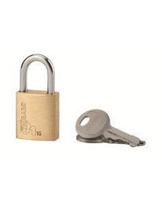 Lacat cu cheie Type 1, otel, 15 mm - 1