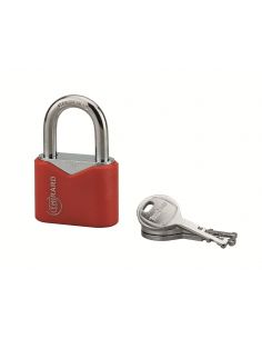 Lacat cu cheie Ruby Color, otel, interior, arc otel, 50mm, 3 chei - 1