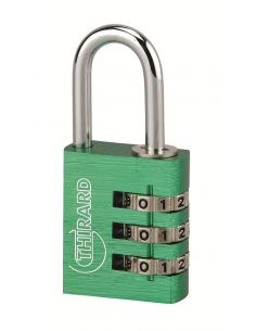 Lacat cu cifru Maximum, 30 mm, verde - 1