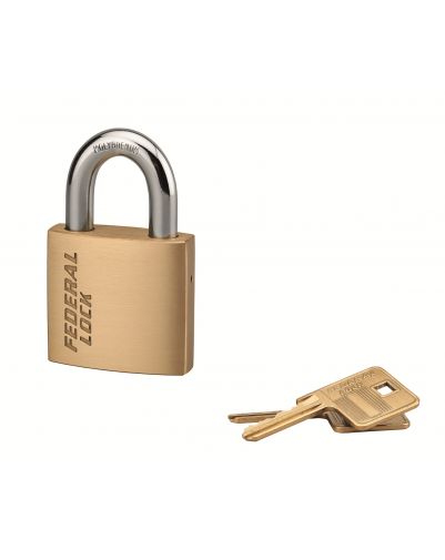 Lacat de santier Federal Lock 520, 45 mm, alama, 2 chei - 1