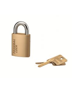 Lacat de santier Federal Lock 510, 40 mm, alama, 2 chei - 1