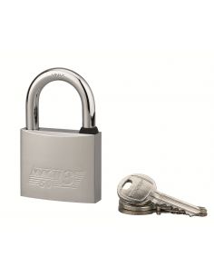 Lacat de exterior Mach 3, 50 mm, alama nichelata, 2 chei - 1