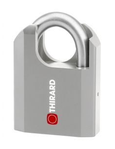 Lacat VARIO-P Alama Nichelata 60mm Carlig Protejat Inox 2 chei - 1