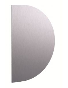 Placa de impingere semiluna din inox 230x150mm cu adeziv - 1