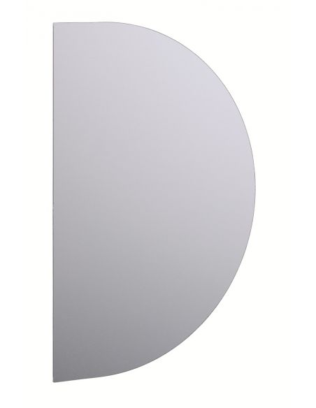 Placa de impingere semiluna din aluminiu 230x150mm cu adeziv - 1