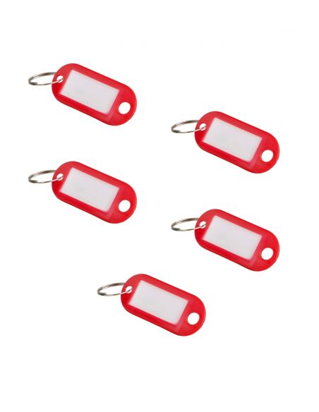 Set de 5 suporturi pentru etichete, rosu, 50x20mm - 2