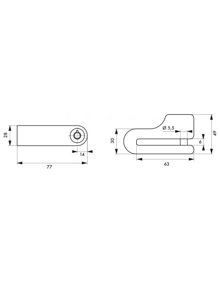 Antifurt blocare disc, BLOCK SCOOTER, Ã˜ 5,5 mm, THIRARD - 2