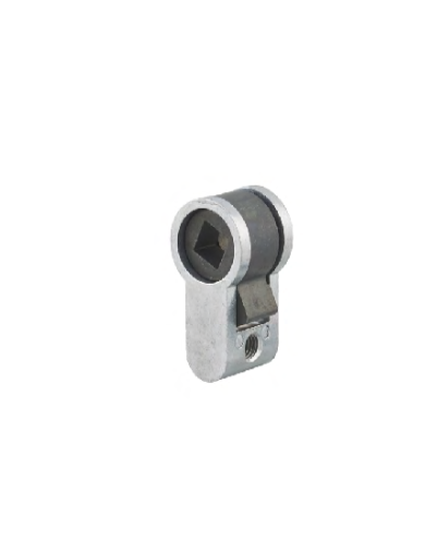 Adaptor - din profil in cilindru in profil buton usa baie - 1