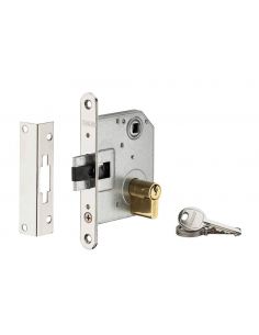 Broasca usa intrare, 55 x 55 mm, ingropata, include cilindru profil european cu 3 chei, zincat, THIRARD - 1