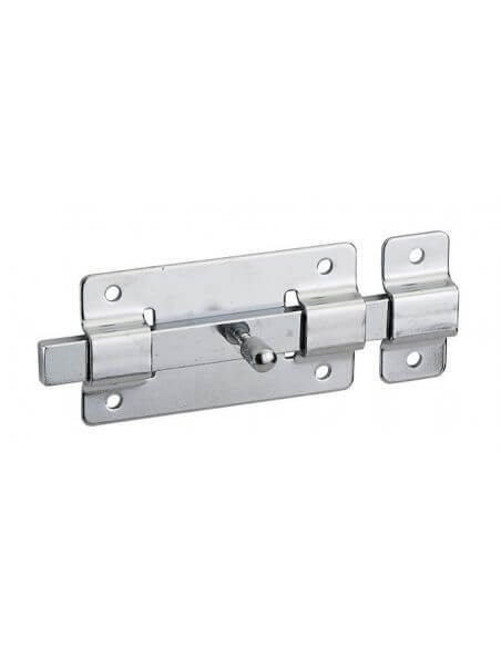 Zavor usa mobilier, aplicat, 150 mm, bolt plat, cromat, THIRARD - 1