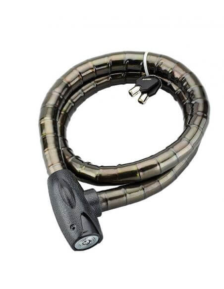 Antifurt moto blindat, cu cheie, STUNT, 25 mm, 120 cm, THIRARD - 1