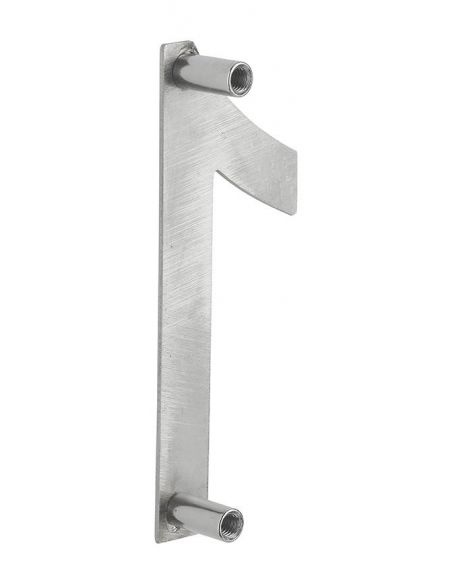 Numar usa, cifra „1”, prindere suruburi, inox - 2