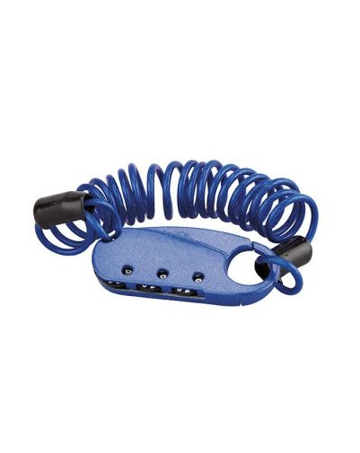 Lacat cu cablu tractabil, 1 m, cu cifru - SP - 1