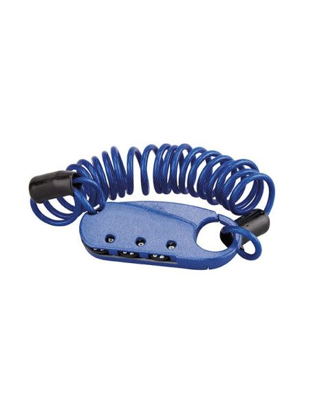 Lacat cu cablu tractabil, 1 m, cu cifru - SP - 1