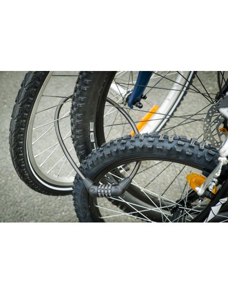 Antifurt bicicleta, cu cifru, TWISTY, 10 mm, 65 cm, THIRARD - 3