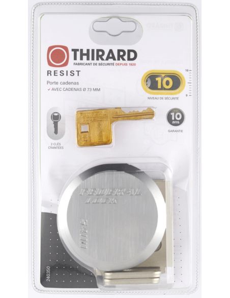 Lacat cu cheie, 73 mm, securitate inalta + Suporti, THIRARD - 3