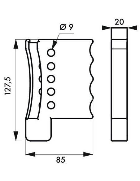 Cablu blocare ajustabil Ø 3 mm x 1,80 m - 2