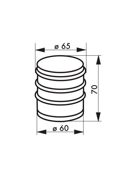 Opritor de usa, otel, 1.0 kg - 3