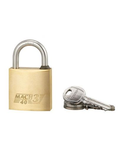 Lacat de exterior, cu cheie, Mach 3, 40 mm - 1