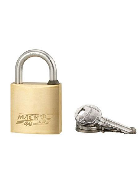 Lacat de exterior, cu cheie, Mach 3, 40 mm - 1