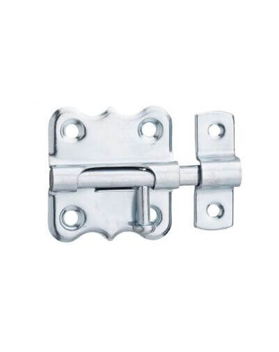 Zavor usa mobilier, aplicat, bolt rotund, 6 mm, zincat, THIRARD - 1