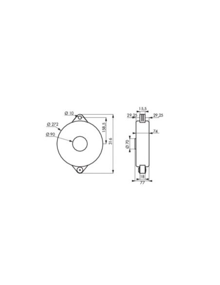 Blocare robinet Ø 165-254 mm - 2