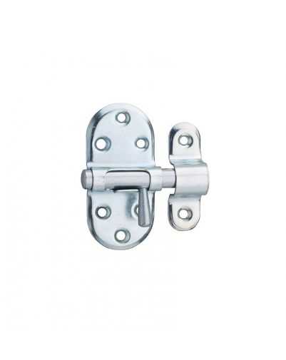 Zavor usa mobilier, aplicat, bolt rotund 7 mm, zincat, THIRARD - 1