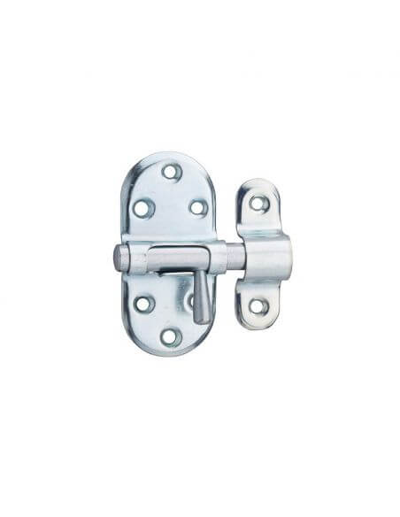 Zavor usa mobilier, aplicat, bolt rotund 7 mm, zincat, THIRARD - 1